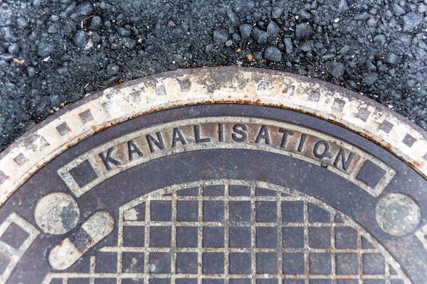 Deckel zur Kanalisation
